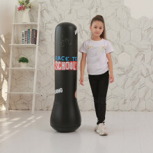 1.2 M Sacco da boxe gonfiabile per bambini Fitness Punching Bag per palestra domestica Allenamento di combattimento Giocattolo per alleviare lo s