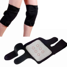 Supporto per ginocchio termico magnetico auto-riscaldante in tormalina con cuscinetto e cintura.