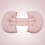 Women Gravida Women Splicing Solid Sleeping U-Shaped Pillow Abdominal Cushion 8