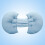 Women Gravida Women Splicing Solid Sleeping U-Shaped Pillow Abdominal Cushion 6