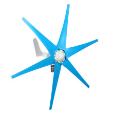 800W Peak 12V/24V 3/6 Blades Wind Turbine Generator Windmill Power with Charge Controller
