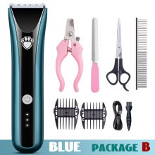 5W Professionele Huisdier Hond Kat Dier Clippers Haar Verzorging Draadloze Trimmer Scheerapparaat USB Opladen