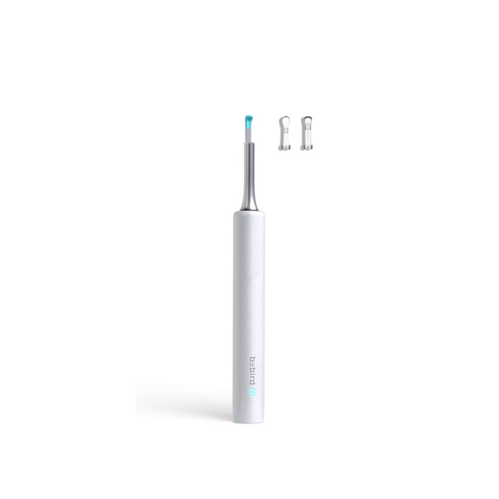 White Bebird T5 Smart Visible Earpick Rechargeable 200W Pixel Ip67 Waterproof Lens Ear Picking Spoon Earwax Remover Cleaner