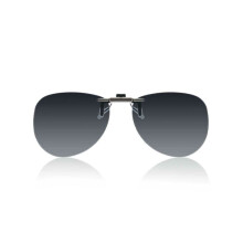 Occhiali da sole clip-on TS Lenti TAC polarizzate in lega di zinco 135 gradi con curvatura casuale