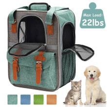 Pet Travel Carrier Rucksack 20lbs Katze Hund Faltbare Rückentasche mit abnehmbarem Matten Welpenbedarf