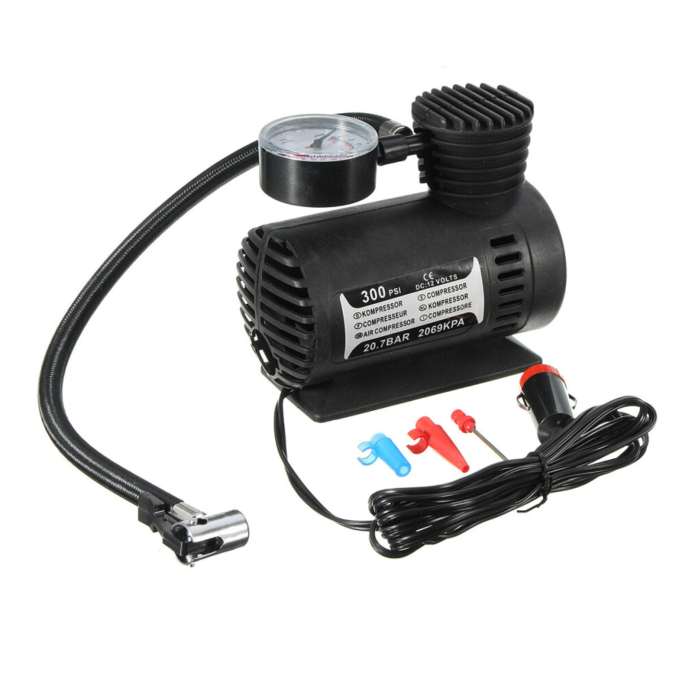 Dc 12V 300Psi Car Air Compressor Portable Tire Inflator Air Pump For Motorcycle Car Auto Bicycle 707275423243