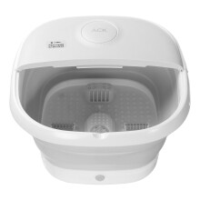 110V Pediluvio Massaggiatore electric Pieghevole con Luce Rossa Motorizzato per Piedi Vasca Doccia 5.7L