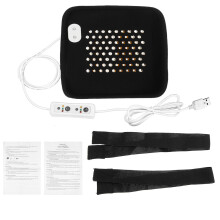 Cuscinetto per terapia al ginocchio con LED infrarossi a luce rossa dispositivo sicuro per il sollievo dal dolore e la guarigione profonda.