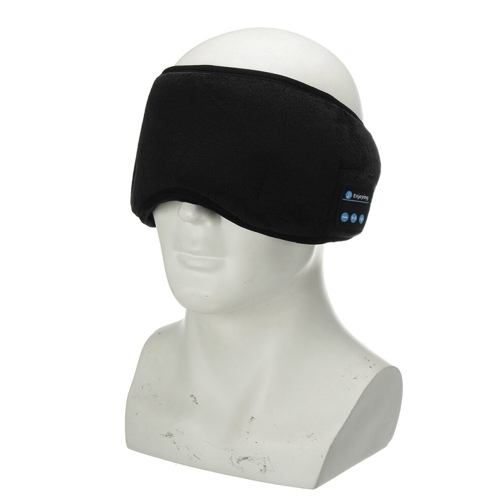 Black/Light/Brown 5.0 Wireless Bluetooth Stereo Eye Mask Headphones Earphone Music Sleep Eye Mask Headset