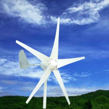 400 W Windturbine Windgenerator DC 12 V/24 V 5 Blätter mit Windmühlen - Laderegler