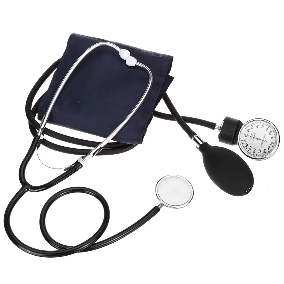 Manual Blood Pressure Strap Stethoscope Medical Sphygmomanometer Arm Sphygmomanometer Double Tube Double Head Stethoscope