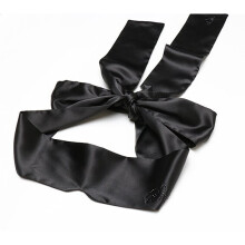 Schlafmaske Augenbinde Maske Schwarzes Satin Gebündelte Hände Satin Augenmaske Schlafmaske Augenpflaster