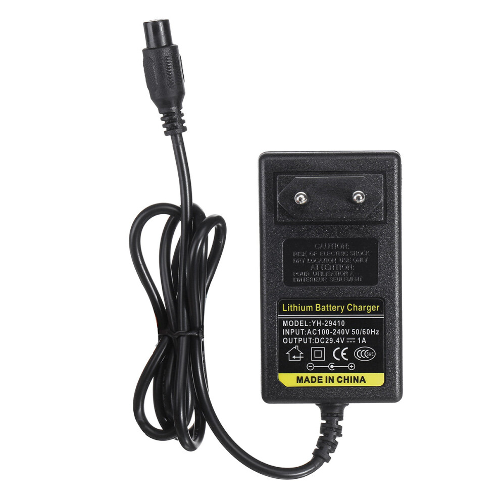 29.4V 1A Lithium Battery Charger For Razor E100 E125 E150 Electric Scooter 3.3 Ft Power Cord Black 6900062706268