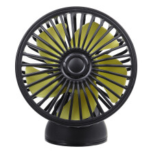 Ventola di raffreddamento USB 12V 3 velocità con rotazione a 360 gradi per camion furgoni caravan e auto con ventosa.