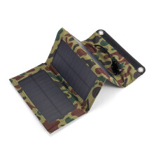 10W 5V Pannello Solare portable Pieghevole Impermeabile con Porta USB per Campeggio Escursionismo Arrampicata Power Bank