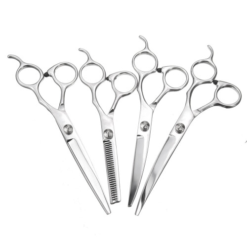 Y.F.M Set di 5 forbici per capelli Kit di taglio e diradamento per parrucchieri 2