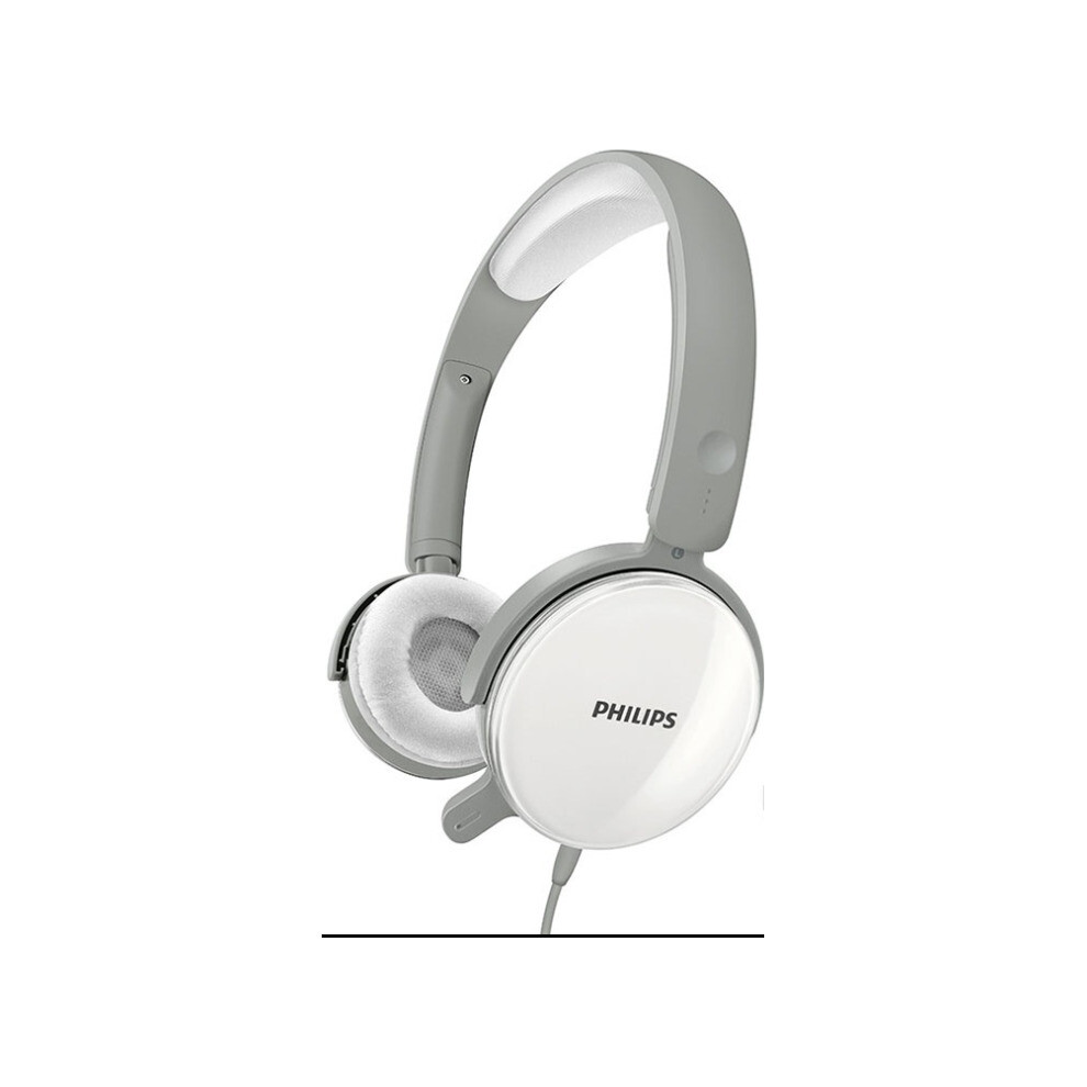 Headphones With Microphone Philips Shm7110u Wired Headphones On-Ear White 717015542158
