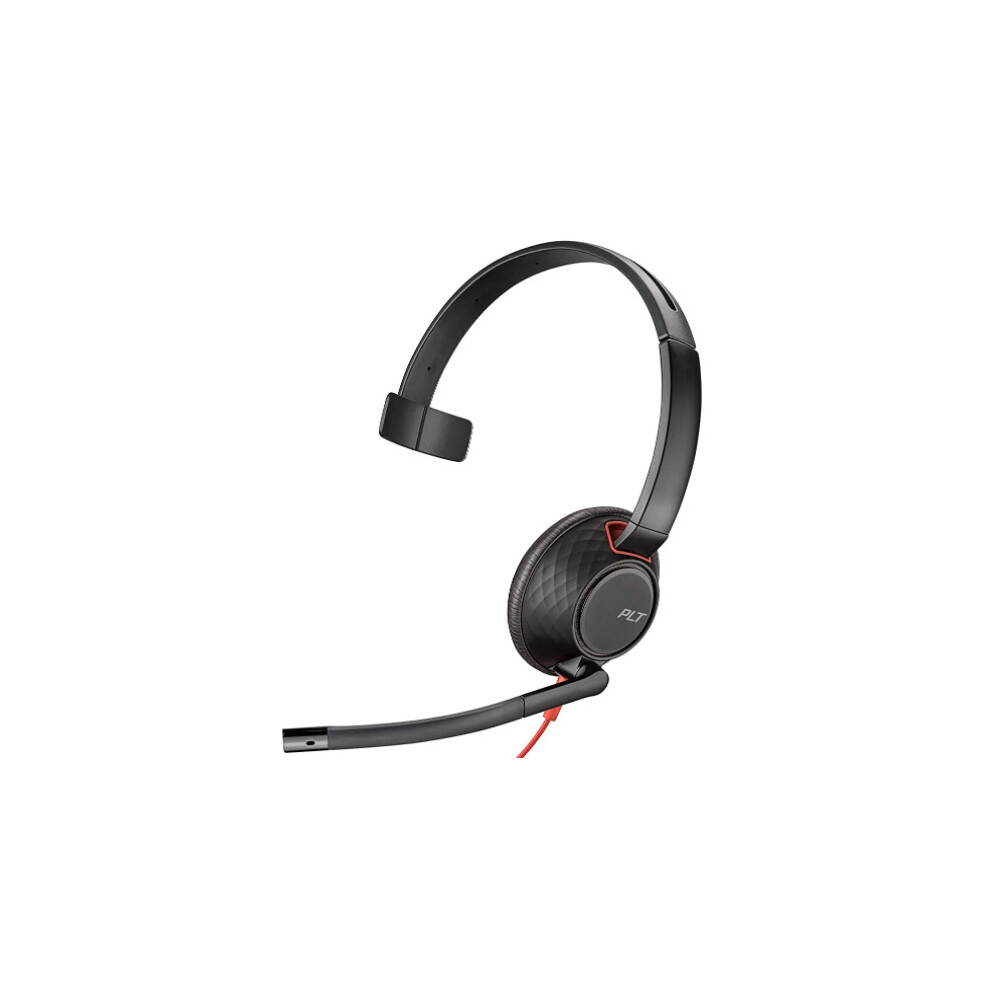 Headset with microphone Plantronics Blackwire C5210 On-ear wired headphones black