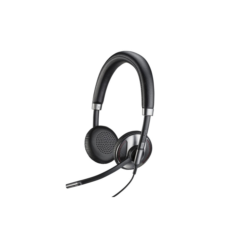 Headset with mic Plantronics C725 ANC On-ear wired headset black