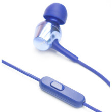 Headphones with microphone Sony MDR-EX255AP Blue wired headphones with earphones