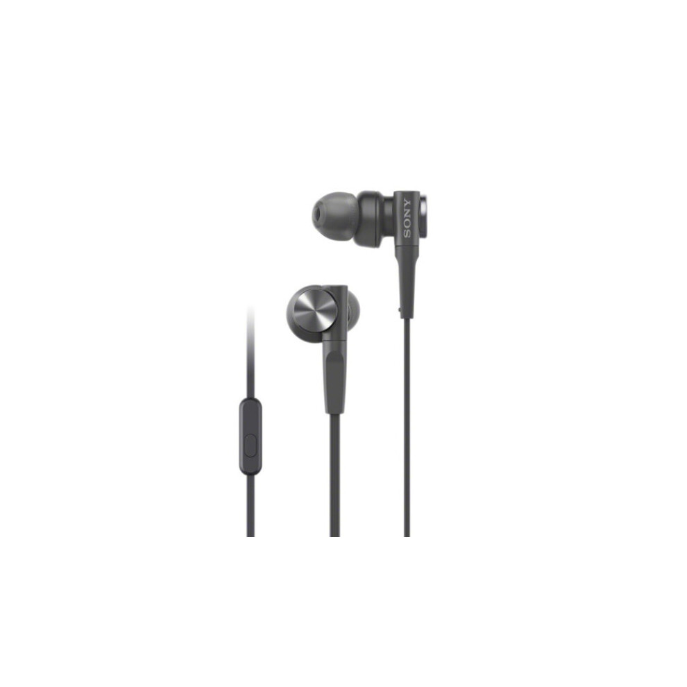 Headphones With Microphone Sony Mdr-Xb55ap In-Ear Wired Headphones Black