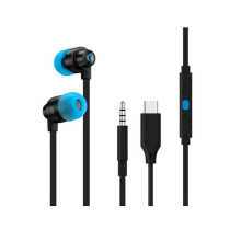 Headphones with microphone Logitech g333 black Wired headphones
