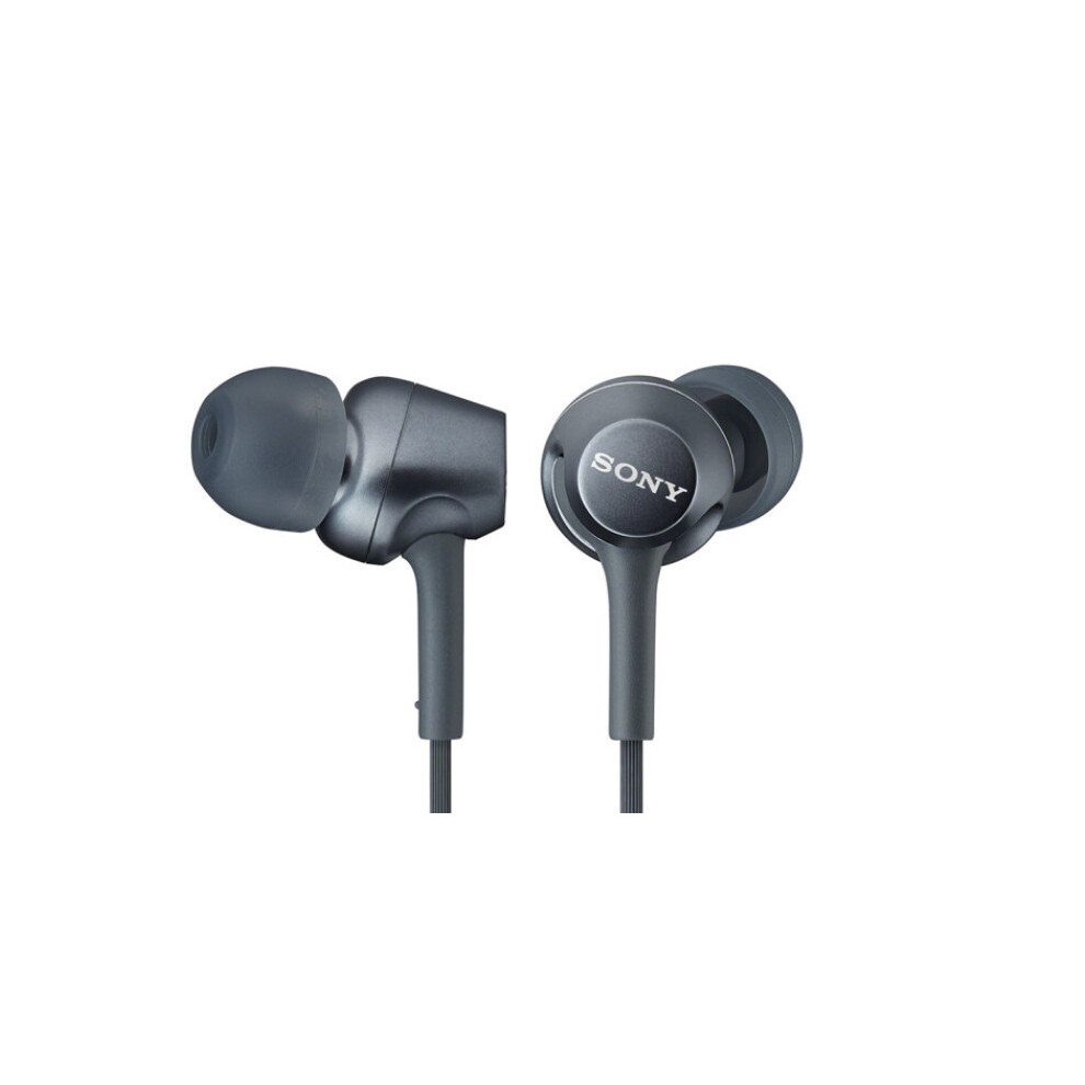 Headphones With Microphone Sony Mdr-Ex255ap In-Ear Wired Headphones Black