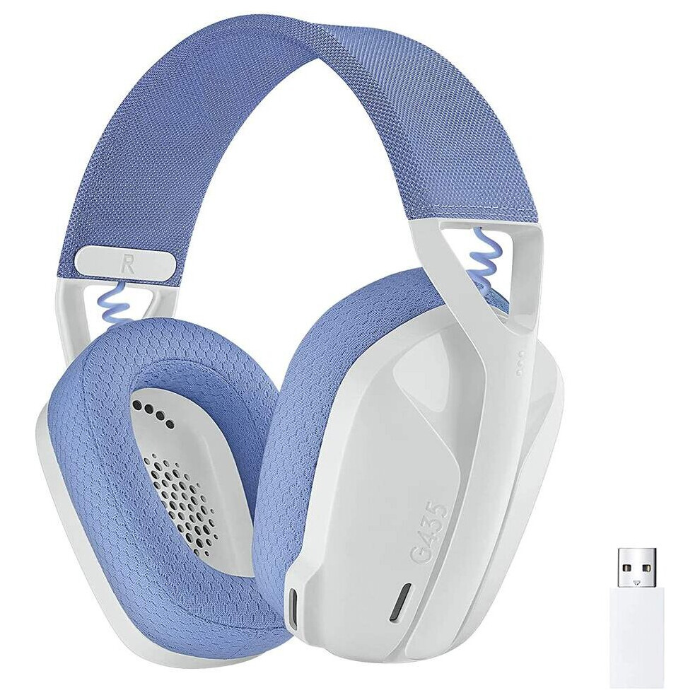 Gaming headset Logitech g435 white TWS Bluetooth headset-image-OPC-PBH8MBX-NEW