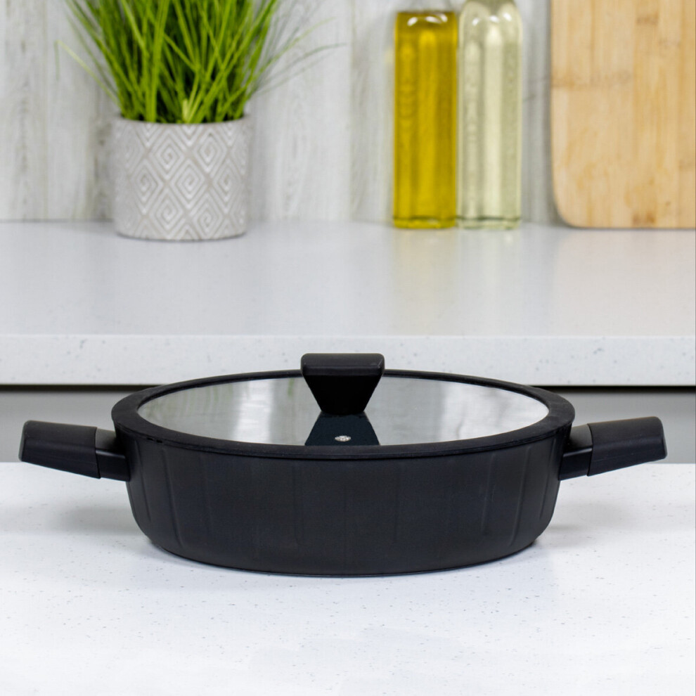 Blackmoor Neuvo 28cm SautÃ© Pan with Lid / Non-Stick for Induction, Gas, Electric Hobs