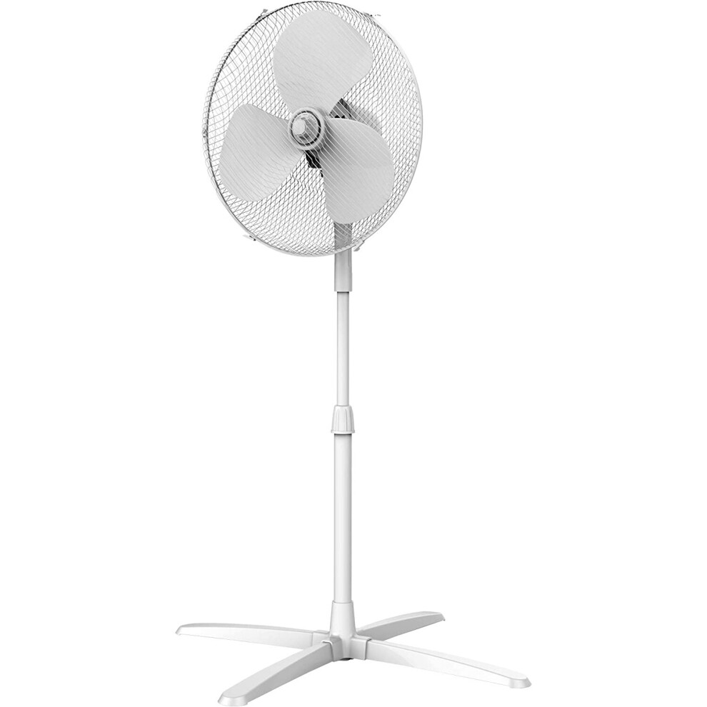 Igenix DF1655 Pedestal Fan, 16 Inch, 3 Speed, Quiet Operation, Oscillating, Adjustable Height
