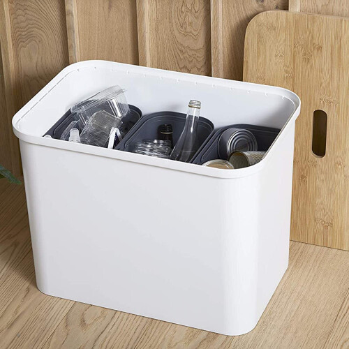 SmartStore Collect Recycling Solution Bin & Lid Gift Set 1