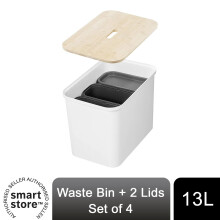 SmartStore Collect Recycling Solution Bin & Lid Gift Set