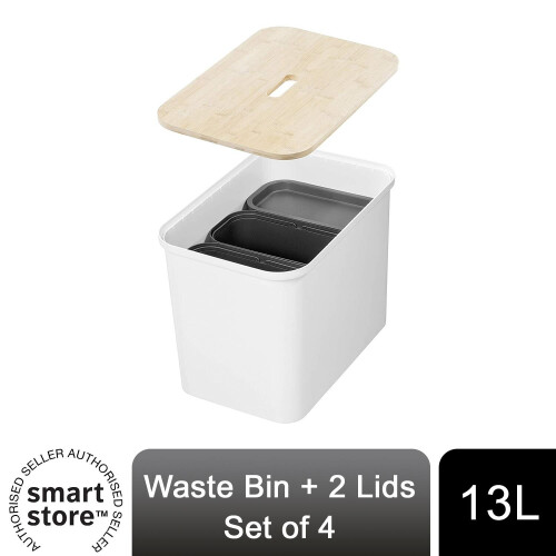 SmartStore Collect Recycling Solution Bin & Lid Gift Set