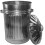 Galvanised Metal Bin Waste Rubbish Dustbin Animal Feed Retro Bin 45L 4