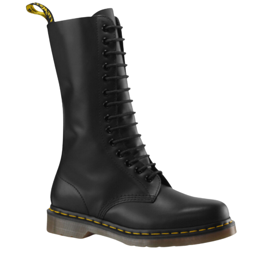 (5 UK) Dr. Martens Unisex 1914 14 Eye Lace Up Genuine Smooth Leather Boots Shoes