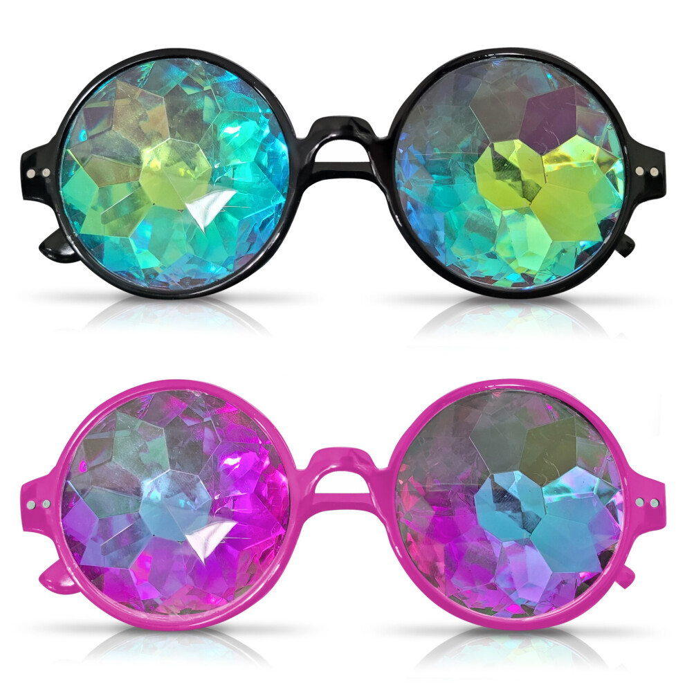 (6 units) Kaleidoscope Glasses Rave Festival  Sunglasses