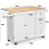 Costway Kitchen Cart Kitchen Island 3-Position Adjustable Shelves 2