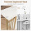 Costway 2-tier Console Table White Faux Marble Sofa Table  Narrow Couch Table 9