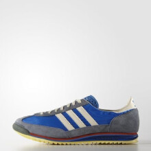 (8.5 UK) Adidas Originals SL72 Vintage Men's Sports Casual Trainer Shoes Blue