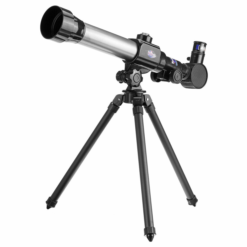 20X 30X 40X Zoom Astronomical Monocular Zoom Refractor Telescope With Tripod For Kids Toy Gift Black/Dark/Silver 6112212704356