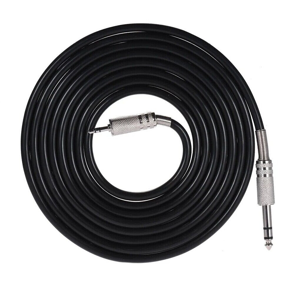 (1M) 6.35mm Plug To 3.5mm Male To Male Audio Cable for Microphone Speaker PC TV Stereo Connecting Cable Line for Amplifier 0.5m1m1.5m3m5m