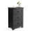 Costway 3-Drawer Bedside Table Vintage Nightstand Accent Table Sofa Side Table 1