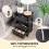 Costway 3-Drawer Bedside Table Vintage Nightstand Accent Table Sofa Side Table 7