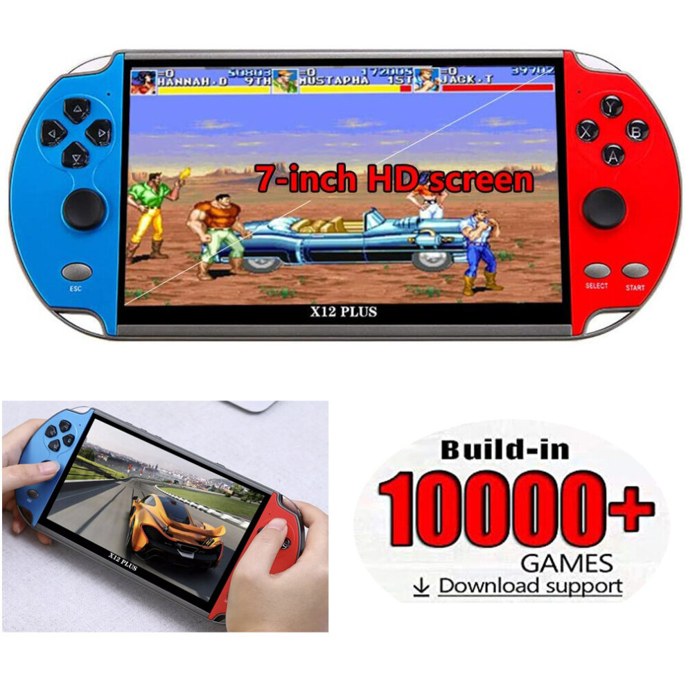 X12 Plus 7 inch Handheld Game Console Dual Joystick Video Game Console