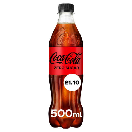 Coca Cola Coca-Cola Zero Sugar 12 x 500ml (Pack of 12) 2