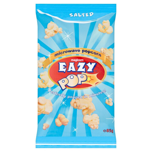 Eazy Pop Magicorn Salted Microwave Popcorn 85g (Pack of 16) 1