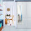 Costway Full Length Mirror Door Wall Mounted Dressing Mirror w/ Hanging Hooks 4