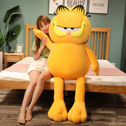 Garfield Fat Angry Cat Plush Toy Disney Animals Lazy Foolishly Tiger Skin Simulation