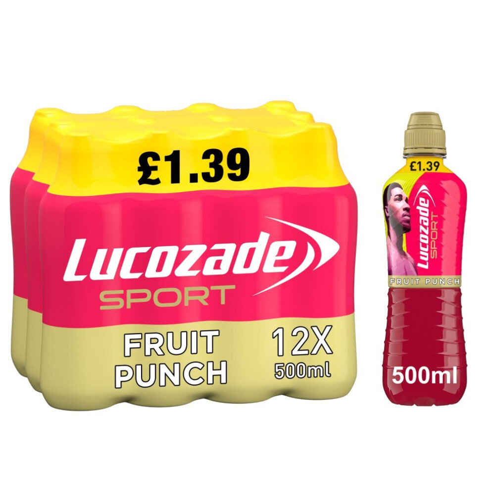 Lucozade Sport Fruit Punch 500ml (Pack of 12)