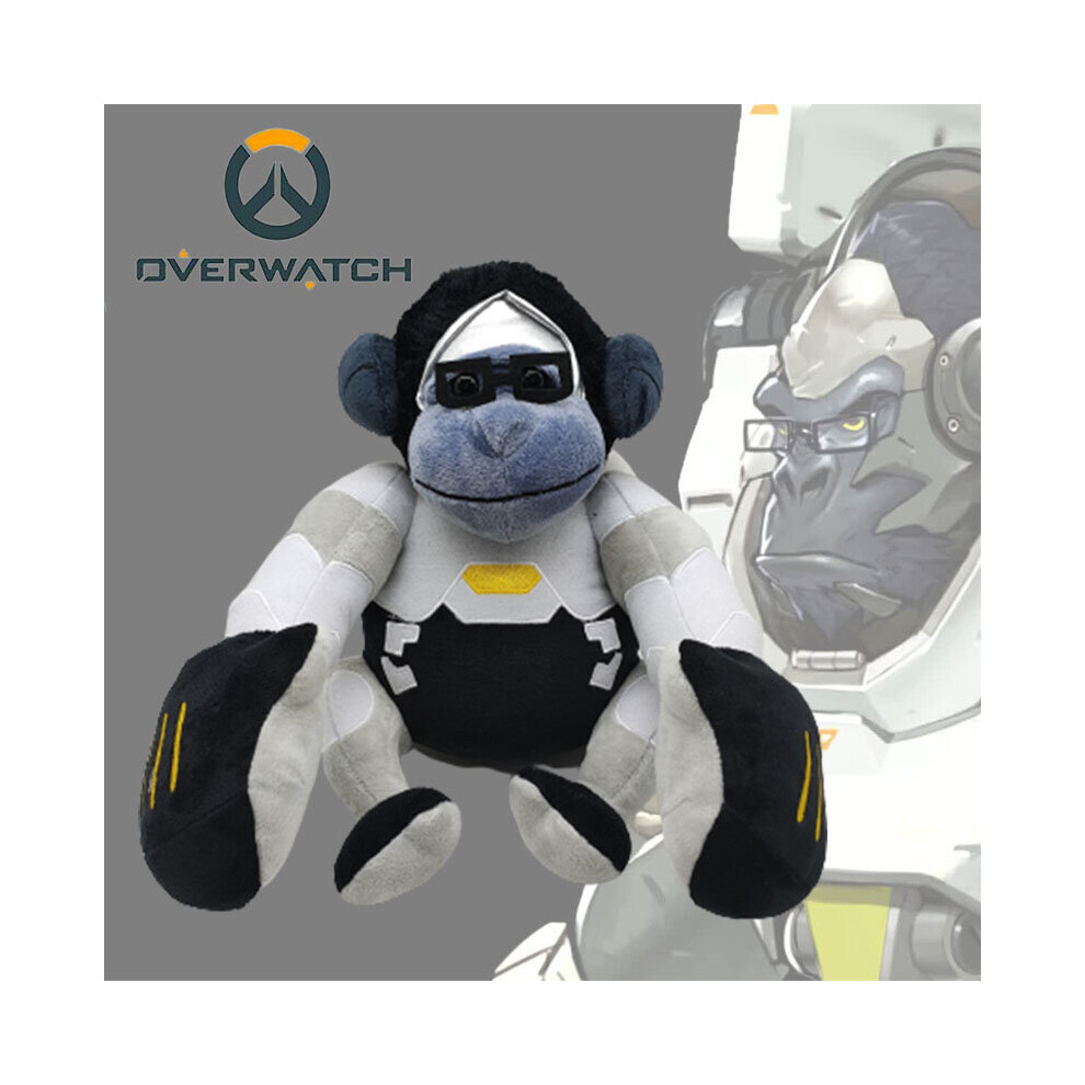Rywolt Jumbo Winston Overwatch Plush Toy Gorilla Stuffed Animal Doll Xmas Birthday Gift